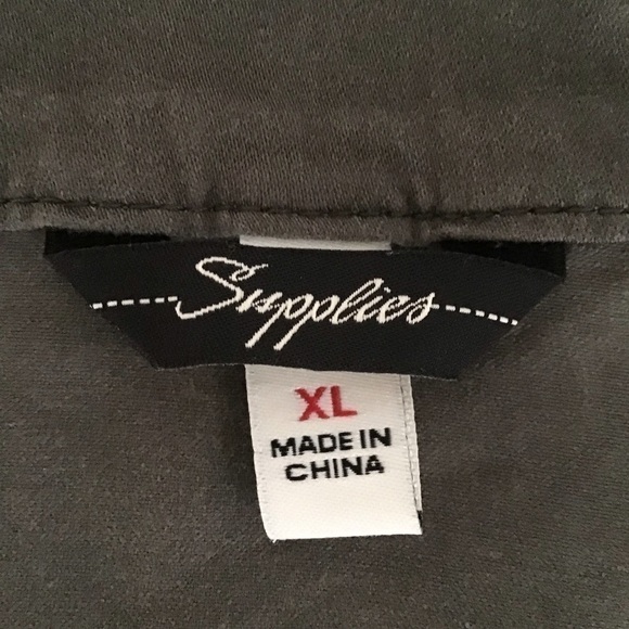 NEW Car Coat Jacket XL Fatigue Green Stretch Elastic Sleeves Supplies Union Bay - Picture 6 of 16